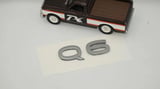 DK Tuning Q6 2025+ Bagaj Gümüş Yazı Logo Arma Audi İle Uyumlu