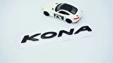 DK Tuning Kona Bagaj 3M 3D Siyah ABS Yazı Logo Hyundai İle Uyumlu