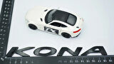 DK Tuning Kona Bagaj 3M 3D Siyah ABS Yazı Logo Hyundai İle Uyumlu
