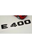 E 400 Bagaj Parlak Siyah Abs 3m 3d Yazı Logo