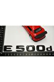 E 500d Bagaj Parlak Siyah Abs 3m 3d Yazı Logo