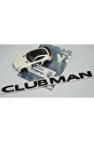 Mini Cooper Clubman Siyah Metal 3m Bagaj Yazı Logo