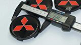 DK Tuning Mitsubishi Siyah Kırmızı Jant Göbeği Kapak Seti 68mm