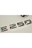 E250 Bagaj Krom Metal 3m 3d Yazı Logo