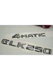 Benz Glk 250 4matic Bagaj Krom Metal 3m 3d Yazı Logo