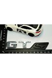 DK Benz GT S Siyah Krom Abs 3m 3d Bagaj Logo Amblem
