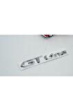 2008 Gt Line Bagaj Yeni Versiyon Metal Yazı Logo Amblem