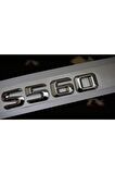 Maybach S560 Bagaj Krom Metal 3m 3d Yazı Logo