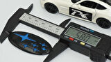 DK Tuning Direksiyon Siyah Mavi Amblem Logo Arma Subaru İle Uyumlu