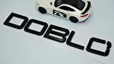 DK Tuning Fiat Doblo Yeni Nesil Bagaj Siyah ABS 3M 3D Yazı Logo Amblem