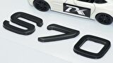 DK Tuning S70 Siyah ABS 3M 3D Bagaj Yazı Logo Volvo İle Uyumlu