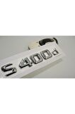 Mercedes Benz S400d Bagaj Krom Metal 3m 3d Yazı Logo