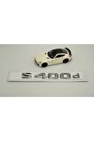 Mercedes Benz S400d Bagaj Krom Metal 3m 3d Yazı Logo