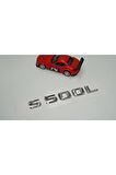 S500l Bagaj Krom Metal 3m 3d Yazı Logo
