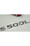 S500l Bagaj Krom Metal 3m 3d Yazı Logo