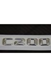 C200 Bagaj Krom Metal 3m 3d Yazı Logo
