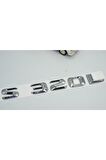 S320l Bagaj Krom Metal 3m 3d Yazı Logo