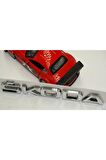 Skoda Bagaj Krom Abs Orjinal 3m 3d Yazı Logo Amblem
