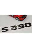 S 350 Bagaj Parlak Siyah Abs 3m 3d Yazı Logo