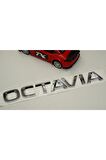 Skoda Octavıa 4 Bagaj Krom Abs 3m 3d Yazı Logo Amblem Orjinal Ürün