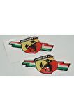 Fiat Abarth Thunder Logo Çamurluk Yanı Damla Desen 3M 3D Amblem Seti