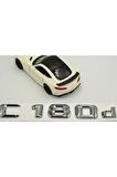Mercedes Benz C180d Bagaj Krom Metal 3m 3d Yazı Logo