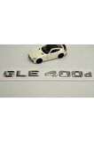 Mercedes Benz Gle400d Bagaj Krom Metal 3m 3d Yazı Logo