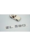 Sl 280 Bagaj Krom Metal 3m 3d Yazı Logo