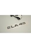 Benz Gla 45 Bagaj Krom Metal 3m 3d Yazı Logo