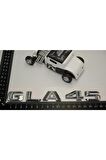 Benz Gla 45 Bagaj Krom Metal 3m 3d Yazı Logo