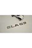 Benz Gla 63 Bagaj Krom Metal 3m 3d Yazı Logo