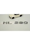 Mercedes Benz Ml280 Bagaj Krom Metal 3m 3d Yazı Logo