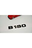 B 180 Bagaj Parlak Siyah Abs 3m 3d Yazı Logo