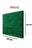 60X60Cm - Akusti̇K Kumaş Kapli Panel Yeşi̇L