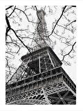 Eyfel Kulesi Paris Model Mdf tablo 35cm X50cm