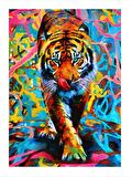 Asil Kaplan Tasarım Ahşap Tablo 35cm X50cm