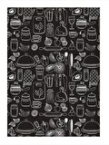 Mutfak Temalı Mdf poster 18cm X 27cm