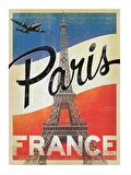 Paris Fransa Art Mdf Tablo 18cm X 27cm