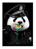 Lolipop Yiyen Panda Tasarım Mdf Tablo 35cm X50cm