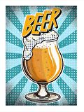 Köpüklü Bira Art Mdf Poster 50cmX 70cm