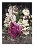 Çiçekler Ve Desenler Tasarım Mdf Tablo 50cmX 70cm
