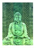 Buda Heykeli Hediyelik Ahşap Tablo 18cm X 27cm