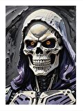 İskeletor Dekoratif ahşap Tablo 35cm X50cm
