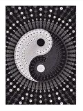Ying Yang  Denge Tasarım Ahşap Tablo 18cm X 27cm