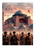 Ayasofya Camii Ve Ordu Model Mdf tablo 50cmX 70cm