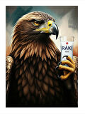 Rakının Kartal Efendisi Mdf Tablo