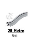 PVC kapı ve pencere fitili 25 metre gri