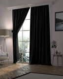 DKF BLACKOUT -KARARTMA PERDE-GÜNEŞLİK 140 X 260- SİYAH