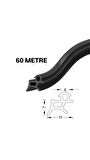 PVC kapı ve pencere fitili 60 metre siyah