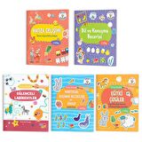 Dikkat Atölyesi 2-4 Yaş Evde Etkinlik 5li Set